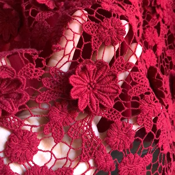 ✨RED HOT Anthropologie Dress ✨ - Picture 3 of 3